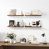 Set 4, 24 inch Acovy Picture Ledge Shelf, Wood Floating Shelves of Picture Ledge Shelves, Photo Ledge Nursery Book