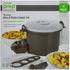 Prep Solutions 17 Piece Set Microwaveable Rice and Pasta Cooker, 12 Cup Capacity with Locking Lid