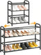 ENJOYBASICS Expandable Shoe Rack, 4 Tier Adjustable Shoe Organizer Shelf for Closet,