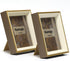 5x5 2 Pack 5 5 5x5) Picture Frame - Rustic Square Photo Frame - Small Gold Picture Frame for Pet Dog or Cat, Wall