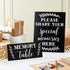 Juvale Celebration of Life Decorations – Memory Signs for Funeral, Memorial Service, Graduation, Wedding, and Birthday