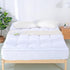 EVOLIVE Microfiber Mattress Topper Pillow Cover Quilted Fitted Protector 8"-18" Deep Pocket Cooling Mattress Topper