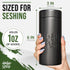 Storage Jar - 1oz Air Tight Sealed Container with 2 Humidity Packs, Microfibre Cloth & Stickers, Matte Finish Jar
