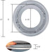 2Pack 12" 5/16 1000lbs Lazy Susan Hardware Thick Turntable Bearings Load Capacity Lazy Susan Turntable Swivel Plate