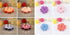 Heart-Shaped Tealight Candles, 12PCS Multicolor Love Romantic Unscented Candle with 100PCS Silk Rose Petals for