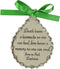 Cathedral Art CO519 Death Leaves a Heartache Teardrop Memorial Ornament, 2-3/4-Inch