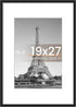 upsimples 19x27 Poster Frame, Display Pictures 13x19 with Mat or 19 x