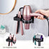Wall Mounted Hair Dryer Holder, Adhesive Hair Straightener Organizer, Stainless Steel Storage for Curling Iron in