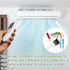 5 Pcs Air Conditioner Fin Cleaner Set, 3 Different AC Fin Comb, 2 Different Brush for Evaporator Radiator Repair