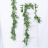 DearHouse 5.5ft Seeded Eucalyptus Garland, Faux Eucalyptus Leaves Table Garland for Wedding Backdrop Decor