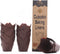 Nordic Paper 200pcs Brown Tulip Cupcake Liners, Standard Size Baking Cups, EU Parchment Paper Muffin Liners