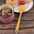 uxcell Orange Silicone Dinner Spoon Utensils for Kitchen and Restaurant