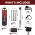 Tea Infuser Bottle - 22 Oz Fruit Infuser Water Bottle, Triple Walled Insulated Stainless Steel with 3 Lids