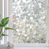 Window Privacy Film, Stained Glass Films, 3D Pebble Rainbow Window Cling Decorative Decals, 17.5" x 78.7"