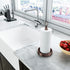 Heavy Weighted Base Steel Paper Towel Holder for Kitchen Countertops, Stand for Standard & Jumbo Rolls (Oil Rubbed