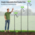 Feblomst 108" Hummingbird Bird Feeder Pole, Shepherds Hooks for Outdoor Heavy Duty, Tall Feeders Stand for Hanging