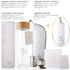 15oz Cozy Sacred Lotus Love Double-Walled Glass Tea Tumbler with Infuser and Strainer - Perfect for Loose Leaf Tea