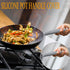 3PCS Pot Handle Heat Insulation Silicone Cover, Hot Handle Holder for Pots and Pans, Self-retracting Sleeve for Spatulas