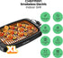 Chefman Smokeless Indoor Electric Grill, Extra Large Nonstick Table Top Grill with Adjustable Temperature Control