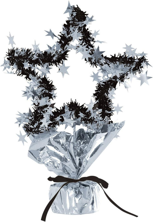 Star Gleam 'N Shape Centerpiece (Silver) Party Accessory (1 count)
