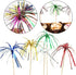 Allazone 120 PCS Firework Party Picks, Cocktail Picks for Cake Decoration, Sandwich & Party Supplies