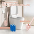 48 Disposable Toilet Brush with Refills,Toilet Cleaning Supplies,Toilet Wand Brush Starter Kit,Wall Mounted Toilet Bowl