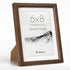 Fun Memories 6x8 Picture Frame, Natural Solid Walnut Wood Photo Frame with