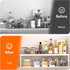Racks,Counter Expandable adjustable stackable kitchen organizer,Spice Shelf for Cabinets,Small Cupboard