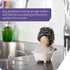 PELEG DESIGN Soap Opera Sponge Holder for Kitchen Sink - Cute Dish Scrubber Organizer with Metal Scrubber