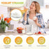 1800ML (61 Oz) Yogurt Strainer, Small Fine Mesh Strainer, Rice Tea Juicing Food Sieve Strainer, Thick Greek Yogurt Milk