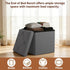 ZEUKMXOO Storage,35 Inches Grey15Wx15Dx15H Storage Ottoman Footrest Stool Small Ottoman with Foldable Ottomans Foot