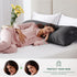 Love's Cabin Satin Body Pillowcase, Silky Cooling Long Pillow Cover with Envelope Closure, 20x54 inches, Black