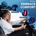 QUTOOL Lumbar Support Pillow for Car, Truck Accessories Travel Essentials, Memory Foam Back Cushion for Driving Seat