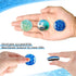 DARUITE 12Pcs Glass Fridge Magnets for Crafts, Strong Small Magnets for Kitchen, Office, Classroom