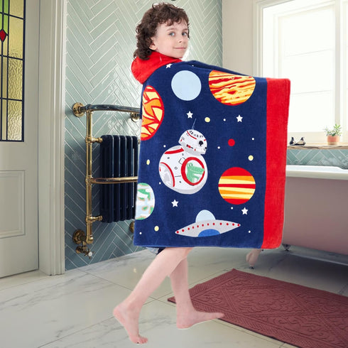 30 50 INCH 100% Kids Bath Towels, Kids Towel Girls Boys Hooded Beach,Bathroom,Pool Swim Towels Large Size Ultra