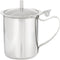 Winco Stainless Steel Creamer with Cover, 10-Ounce, Medium, Metallic