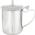 Winco Stainless Steel Creamer with Cover, 10-Ounce, Medium, Metallic