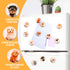 Glass Strong Animals Refrigerator Magnets,12 Pcs Decorative Magnets for Fridge Lovely Decor for Home Kitchen Office Whiteboard (Dog Refrigerator Magnet) by Raeasily