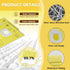 Vacuum Bags Replacement for Kenmore Canister C/Q 50555 50557 50558, Premium Dust Bag, 36 Pack