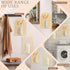2 Tatuo Pieces Boho Wall Shelf Decor Floating Shelves for Wall Wooden Hanging Holder for Living Room Bathroom Bedroom