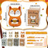 4 60 Amylove Pieces Cute Kitchen Timer Animal Mechanical Manual Fox Raccoon Bear Wolf Minutes Loud Alarm Egg Windup