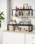 Countertop UKCS007B01 SONGMICS Spice Rack, Expandable Kitchen Shelf, Small Cupboard Organizer, Metal, Space-Saving