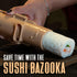 Alas Complete 20 Piece Sushi Making Set, Kit for Beginners & Pros with Knife, Mats, Rice Bazooka, Dipping Plate