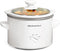 Elite Gourmet MST-250XW Electric Slow Cooker, Adjustable Temp, Ceramic Pot, Dishwasher Safe Glass Lid & Crock
