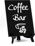 Signs ByLITA Coffee Bar Table Sign, 6" x 8" (Black) - 1 Pack