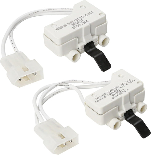 Replacement Part WP3406109 Dryer Door Switch - Compatible with Whirlpool Kenmore Maytag Roper Estate Sear