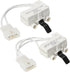 Replacement Part WP3406109 Dryer Door Switch - Compatible with Whirlpool Kenmore Maytag Roper Estate Sear
