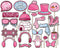 20 Pack Ice Skating Photo Booth Props Kit - Fully Assembled Party Camera Props