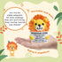 Mini Emotional Support Crochet Positive Lion Inspirational Gifts, Positive Emotional Support Plush Handmade Crochet