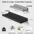 Set 2, 17 Inch Love-KANKEI Floating Shelves Wall Mounted of Rustic Wood Wall Shelves for for Storage, Bedroom Living
